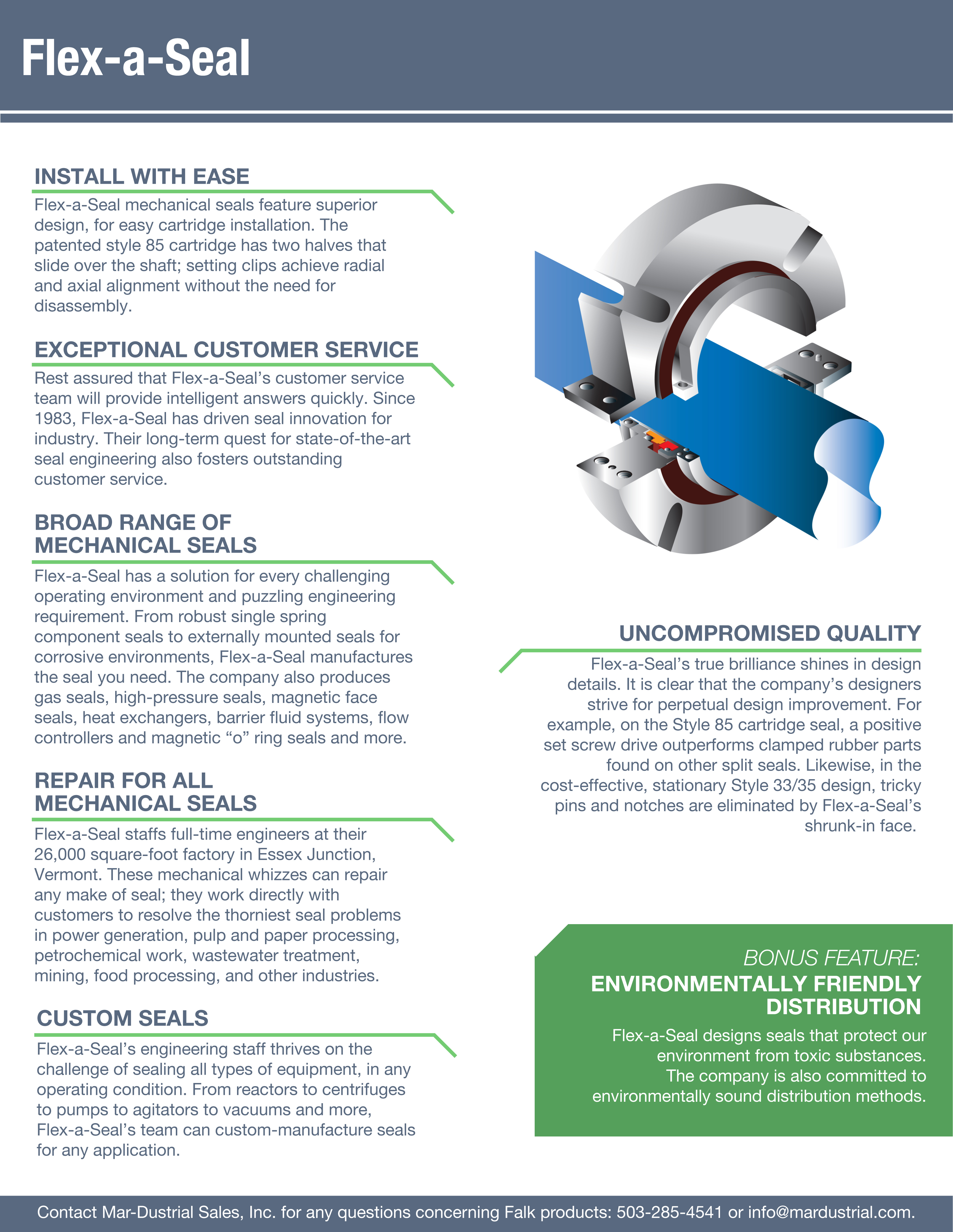 Flex A Seal Mechanical Seals